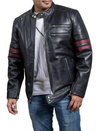 Red Stripes Jacket Being Human Sam witwer