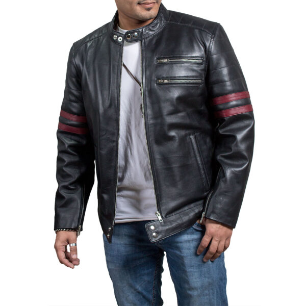 Red Stripes Jacket Being Human Sam witwer