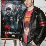 Being Human Samuel Witwer Red Stripes Jacket