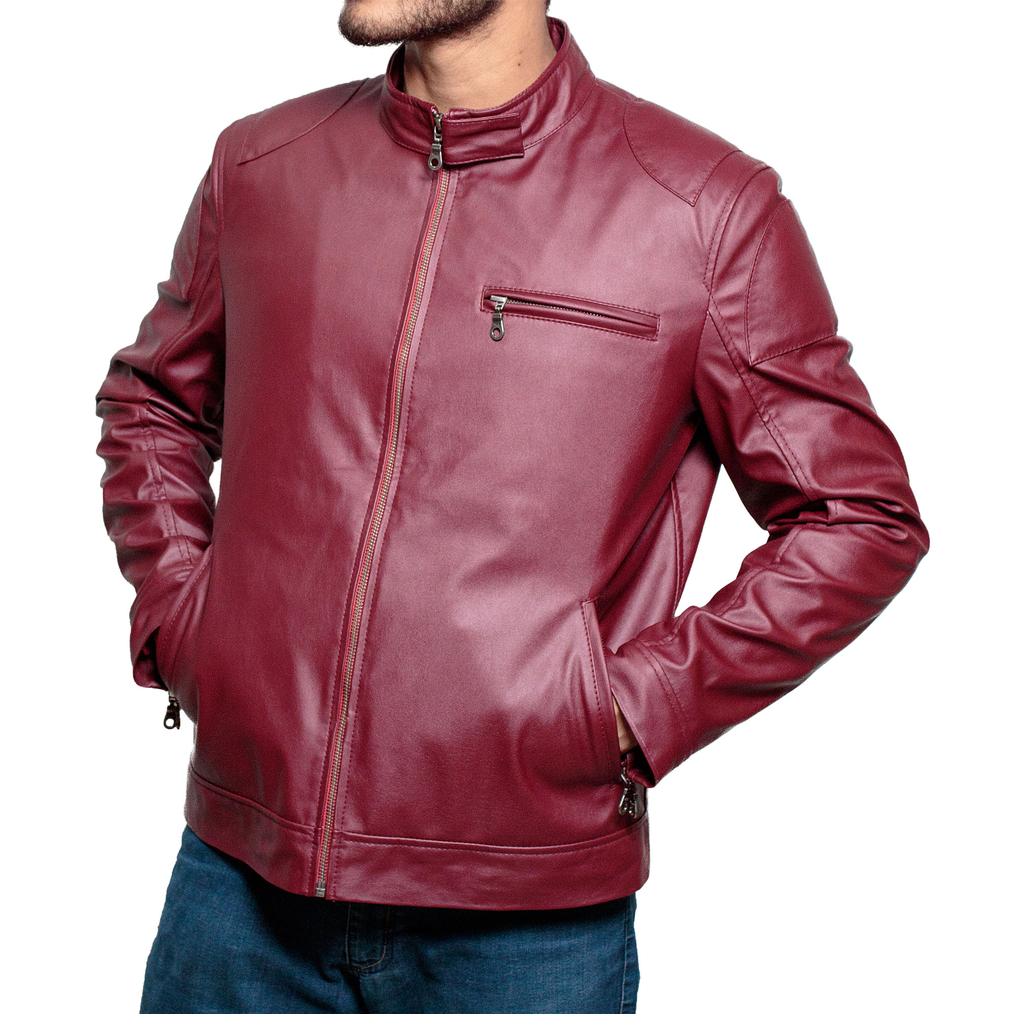 Men s Red Faux Leather Biker Jacket for Sale XtremeJackets Men s Red Faux Leather Biker Jacket for Sale XtremeJackets