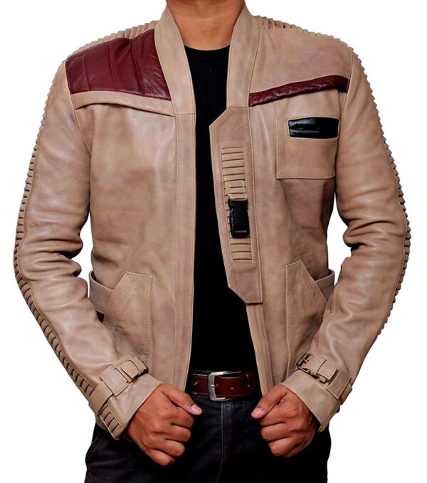 Star-Wars-Finn-Poe-Dameron-Leather-Jacket