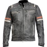 Cafe Racer Retro Leather Jacket