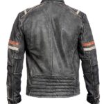 Cafe Racer Retro Leather Jacket