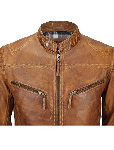 Men’s-Cafe-Racer-Stylish-Biker-Leather-Jacket