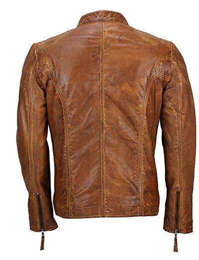 Men’s-Cafe-Racer-Stylish-Biker-Leather-Jacket