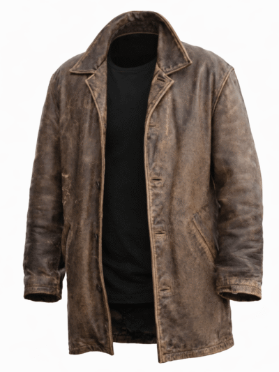 dean winchester coat-leather distressed supernatural