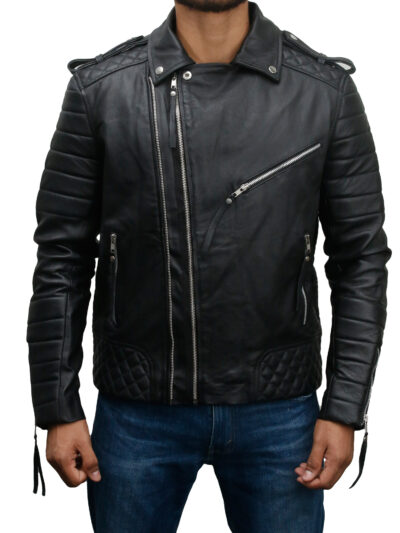 Men's-Vintage-Slim-Fit-Biker-Leather-Jacket
