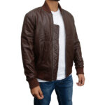 Classic Bomber Soft Italian Nappa Leather Jacket