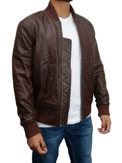 Classic-Bomber-Soft-Italian-Nappa-Leather Jacket