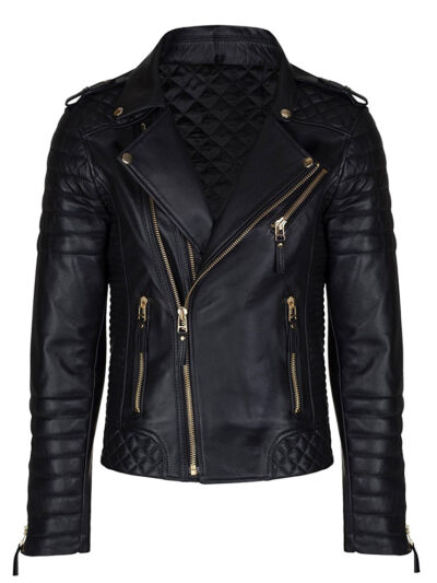 Men's-Lambskin-Stylish-Motorcycle-Slim-Fit-Black-Leather-Jacket