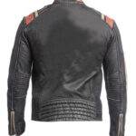 New Mens Vintage Biker Retro Motorcycle Cafe Racer Distressed Leather Jacket