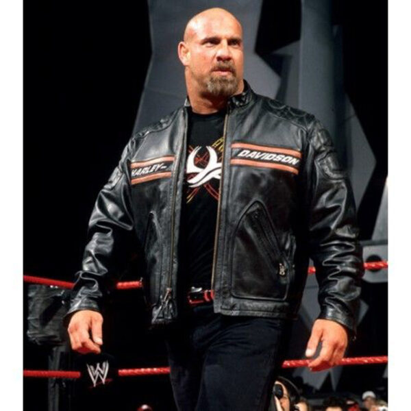 Bill-Goldberg-Harley-Davidson-Black-Biker-Leather-Jacket