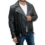 Brando Motorcycle Biker Leather Jacket