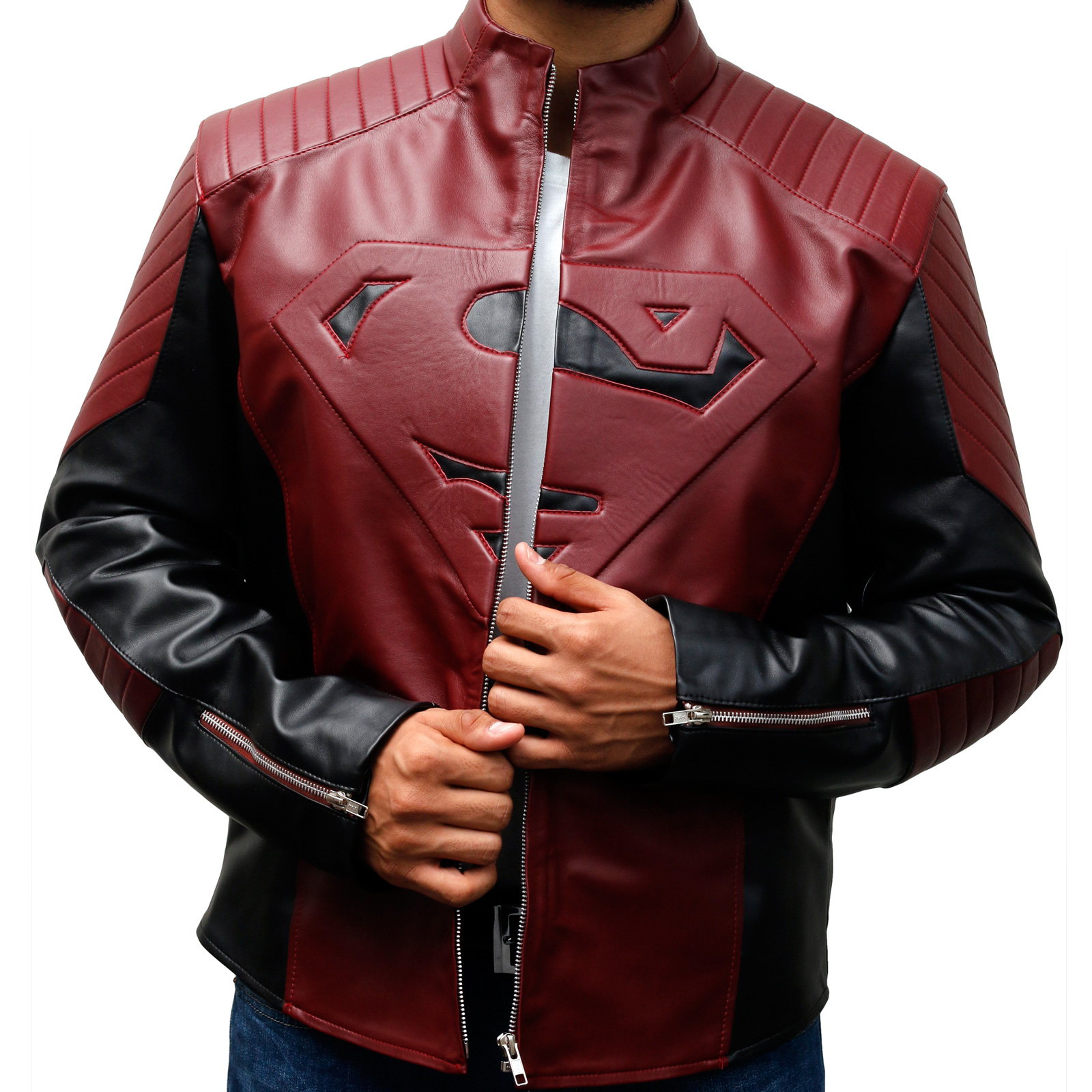Superman Smallville Leather jacket | Smallvile Red Jacket