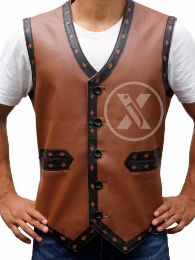 The Warriors Vest in Faux Leather - Halloween Costume - Image 8