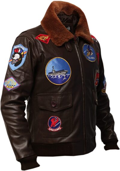 Top Gun Bomber Jacket for Sale - Tom Cruise Maverick Leather Jacket