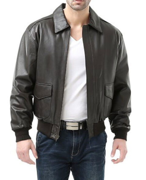 usaf a2 leather flight jacket