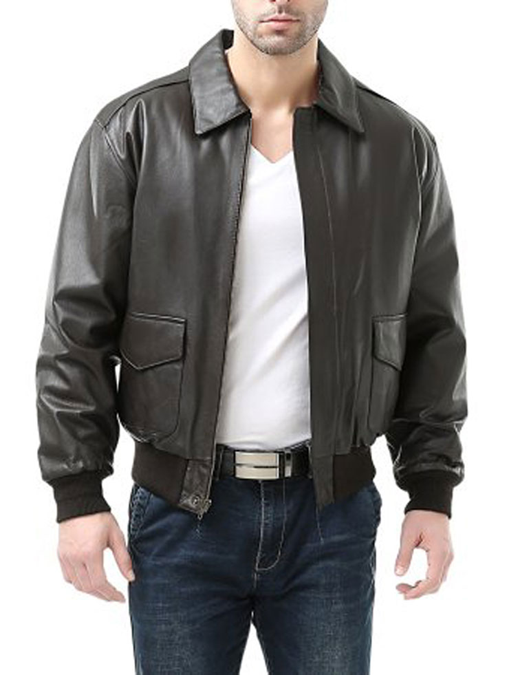 Men's A-2 Leather Bomber Jacket | A 2 Flight Jacket for Sale