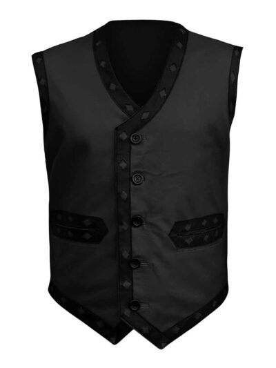 The Warriors Vest in Faux Leather - Halloween Costume - Image 6