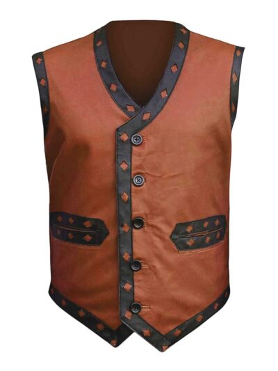 The Warriors Vest in Faux Leather - Halloween Costume - Image 5