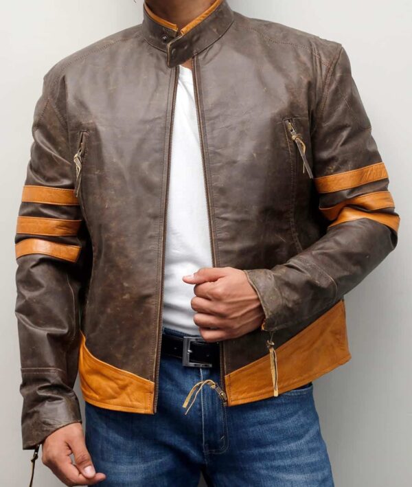 x-men Wolverine Leather Jacket costume