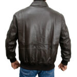 Classic Bomber Leather Jacket