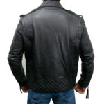 Men’s Vintage Slim Fit Biker Leather Jacket