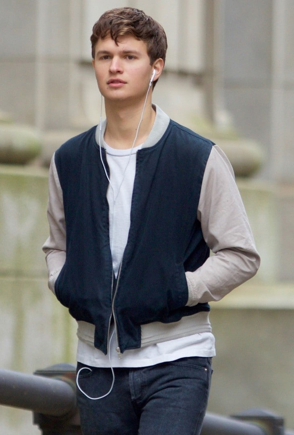 Baby Driver Jacket - Ansel Elgort Varsity Bomber Jacket | XtremeJackets