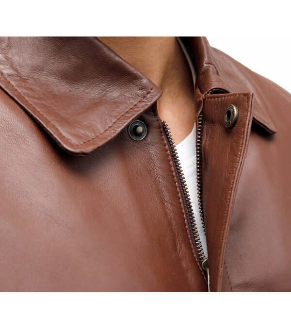 Mens A 2 Light Brown Leather Bomber Jacket Xtremejackets