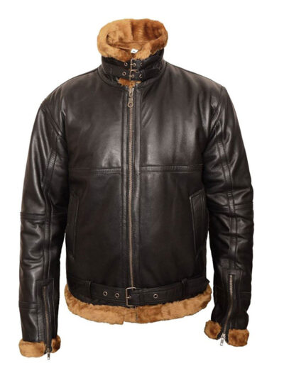b-3 sheepskin bomber jacket