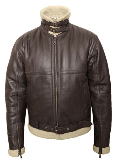 b-3 sheepskin bomber jacket