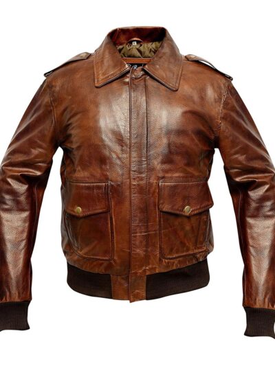 USAF A2 Leather Flight Jacket mens