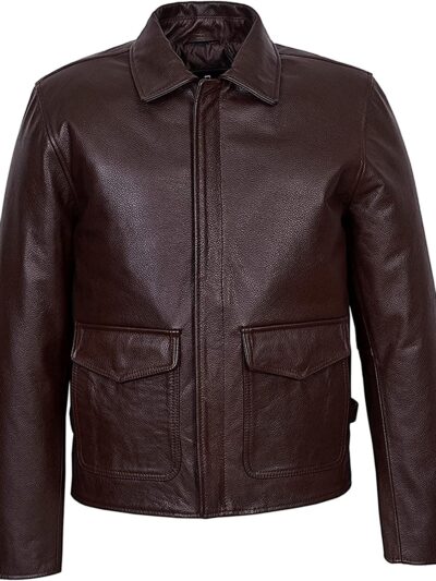 Indiana Jones Leather Jacket Chocolate Brown