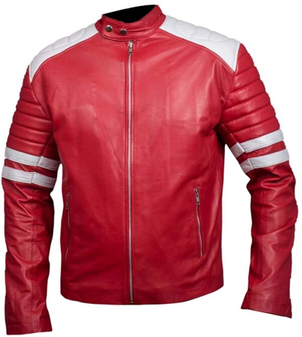 Tyler Durden Jacket - Brad Pitt Fight Club Jacket in real leather