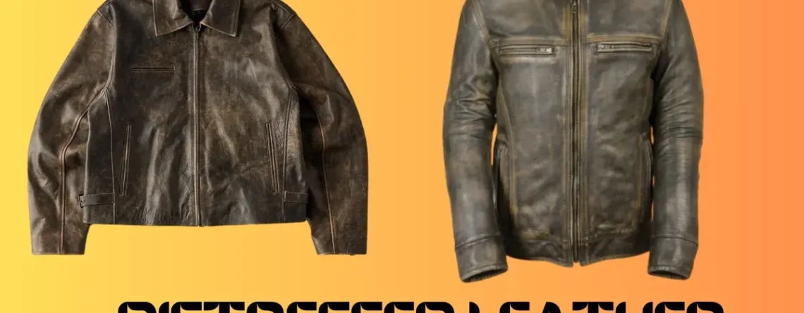 Distressed Men’s Leather Jackets