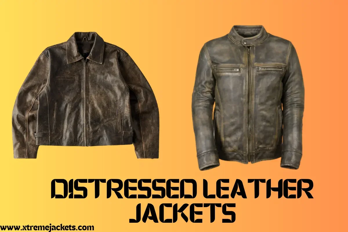 Distressed Men’s Leather Jackets